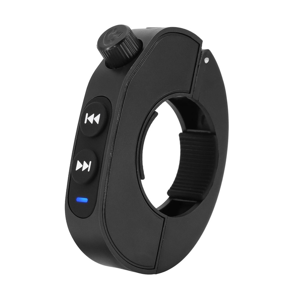 Black Wireless Bluetooth Media Button Remote Controller For Motorcycle Handleb5w