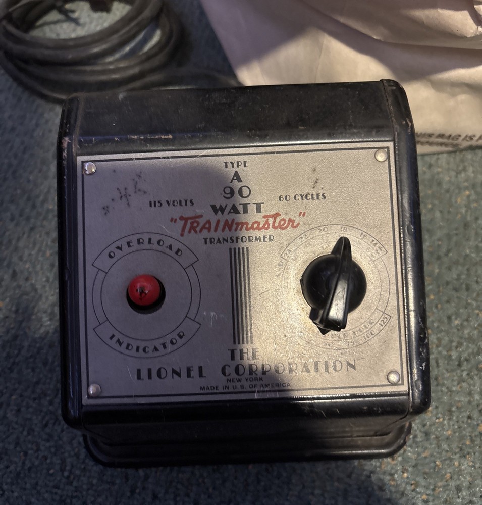Lionel Type A Trainmaster Transformer 90 Watt Type A