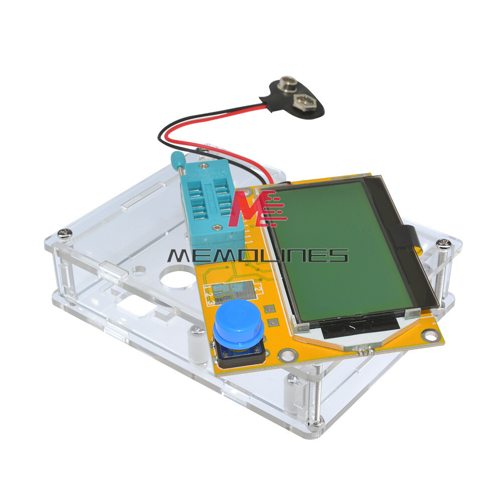 LCR-T4 MTY328P Transistor Tester Diode Triode Capacitance ESR Meter With Shell
