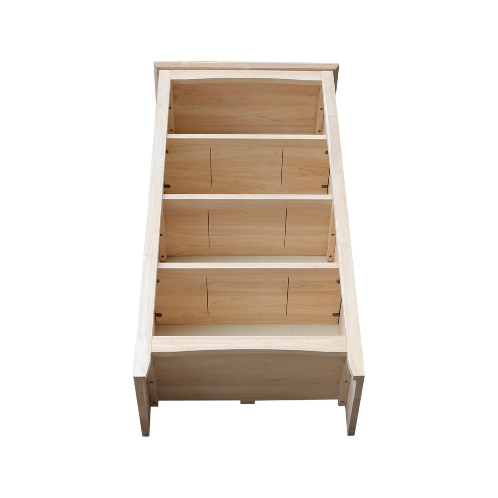 IC International ncepts Shaker Bookcase, 48-Inch Height, Durable Solid Wood