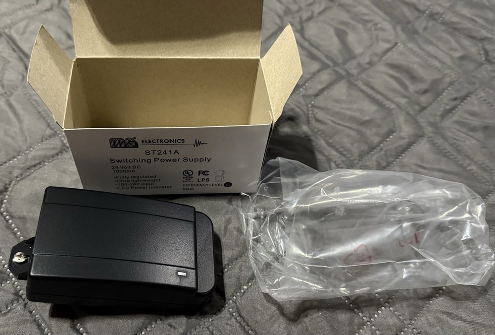 MG Electronics ST241A Power Supply 24VDC 1A