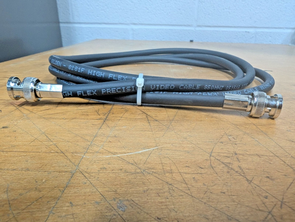 6' Coaxial 8281 video cable - NOS