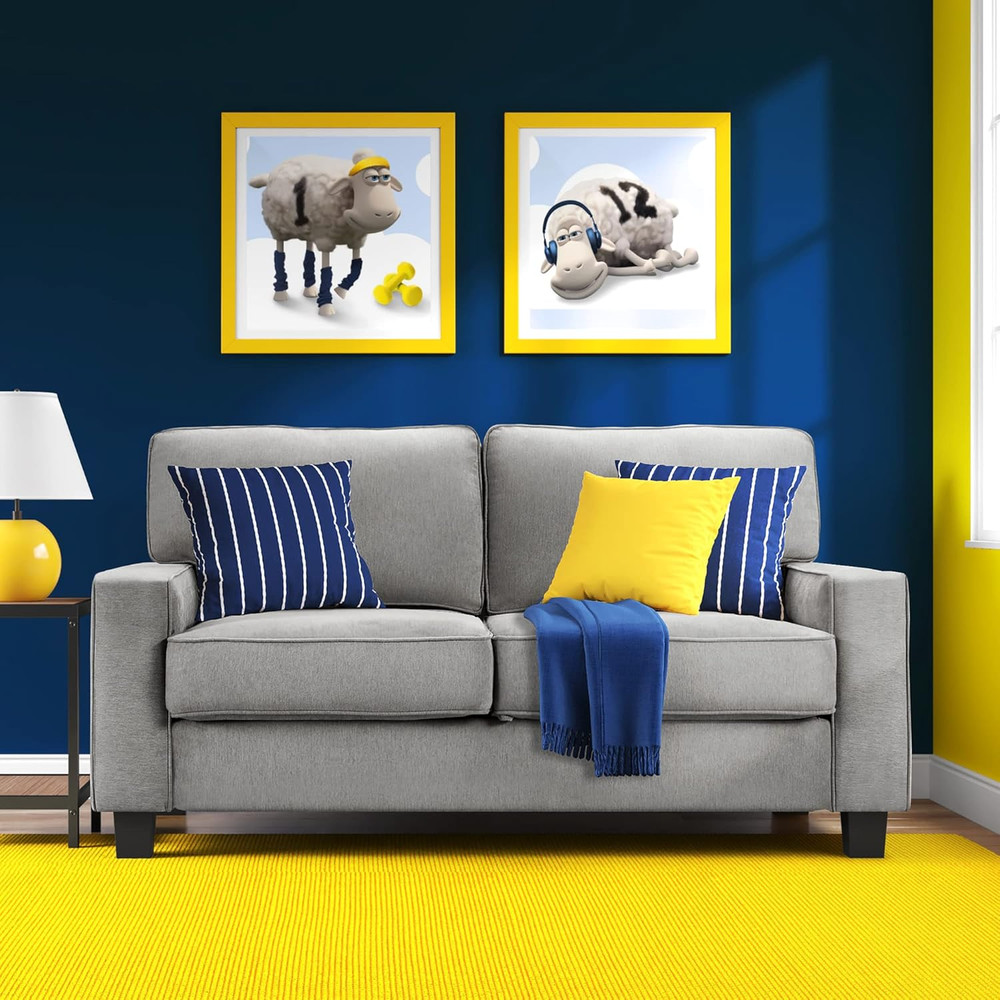 Palisades Gray Storage Loveseat - Stylish & Functional Seating Solution