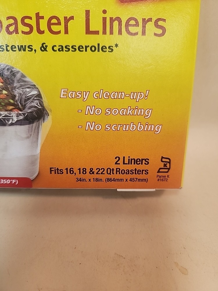 PanSaver Electric Roaster Liners, 1-pack (2 units). A4