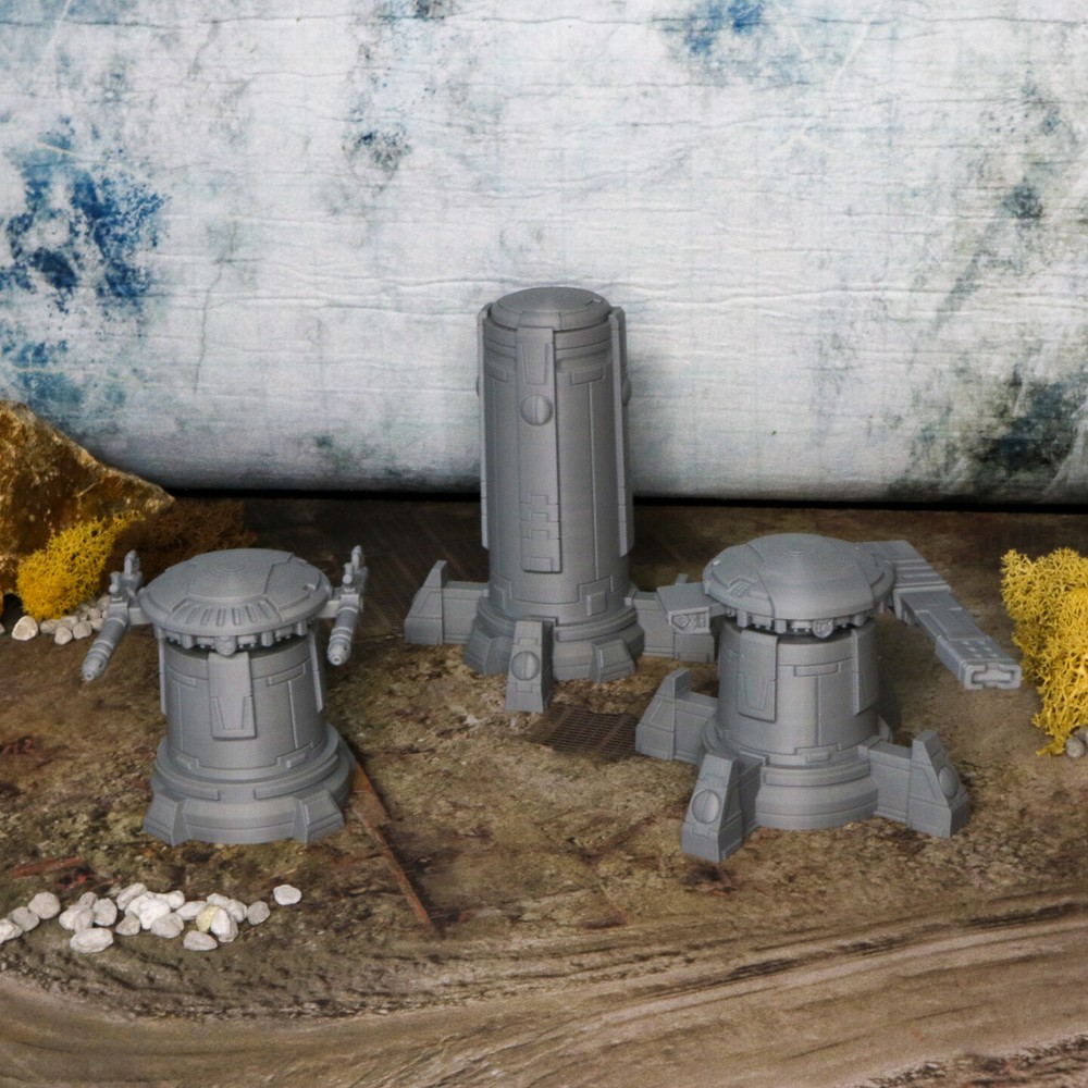 Listening Posts - United Frontier - Tabletop Wargaming Grimdark Sci-Fi Terrain