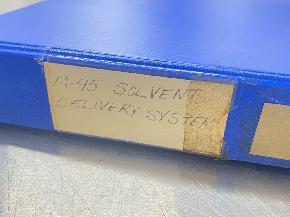 Waters M-45 Solvent Delivery System - Users Guide / Instructions Manual