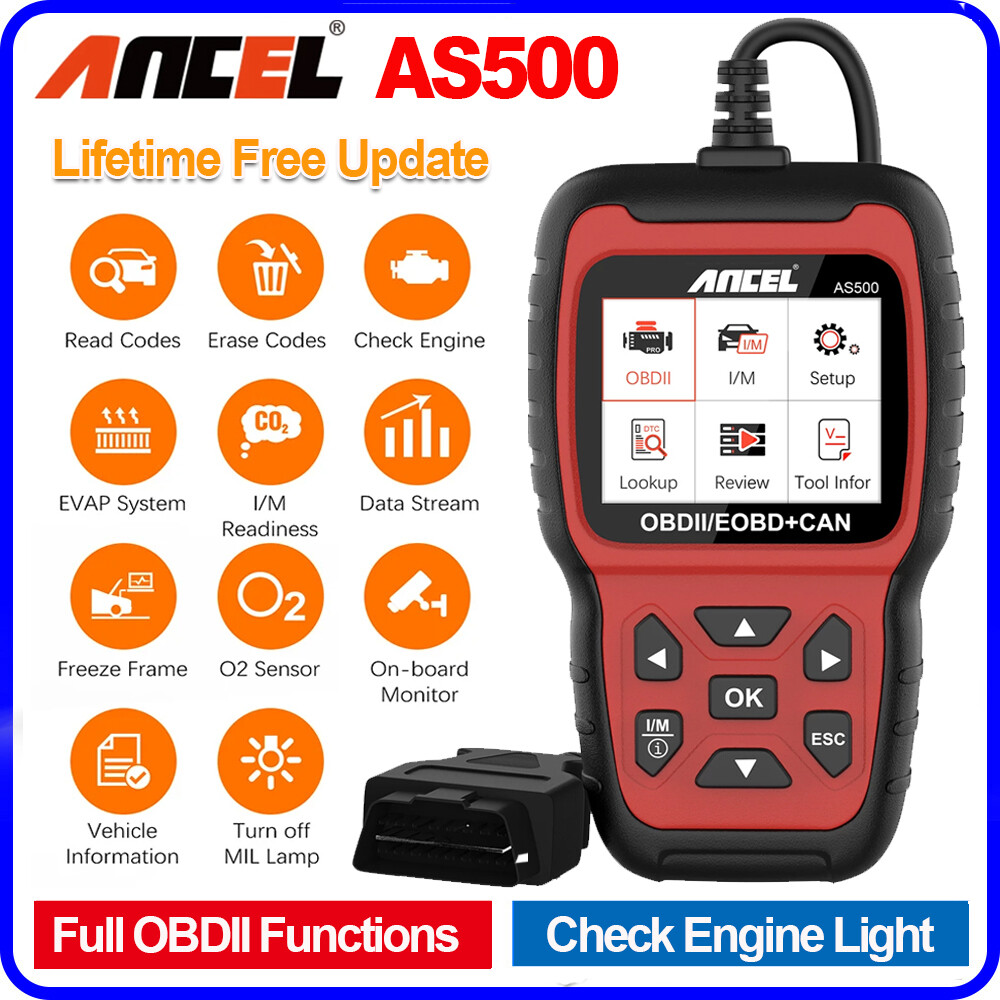 ANCEL AS500 OBDII Scanner Auto Diagnostic Scan Tool Code Reader Check Engine US