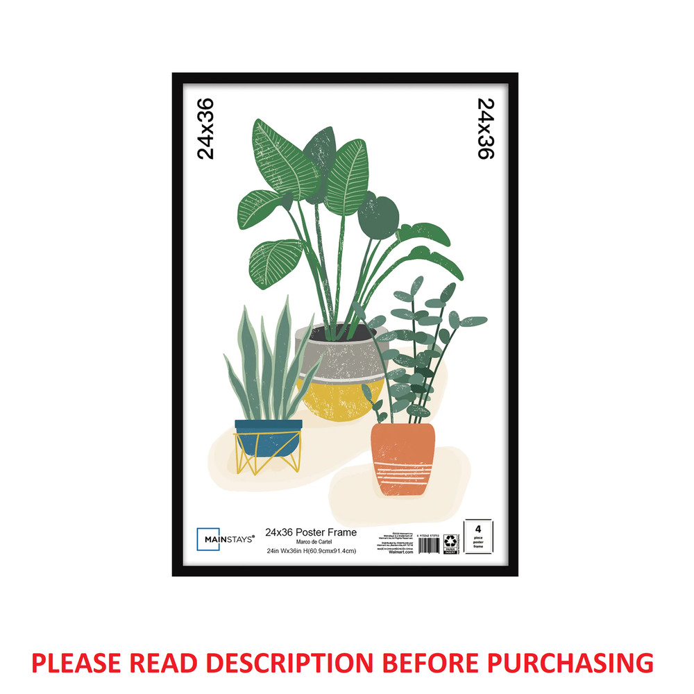 24x36 Basic Black Poster Frame