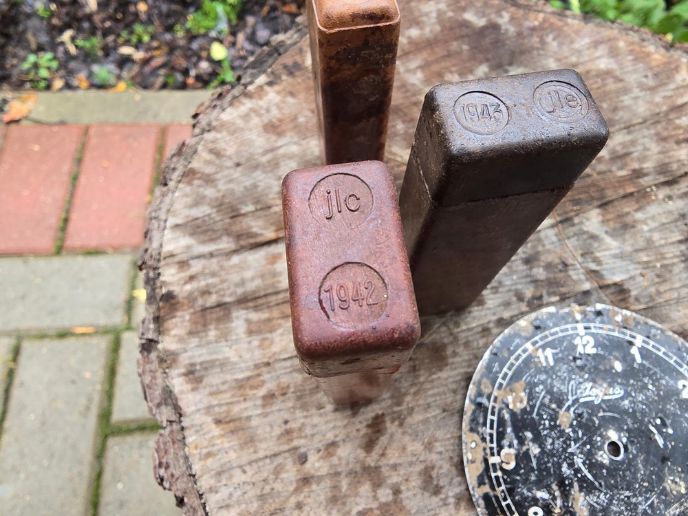 WW2 Accessories from the German bunker relic.