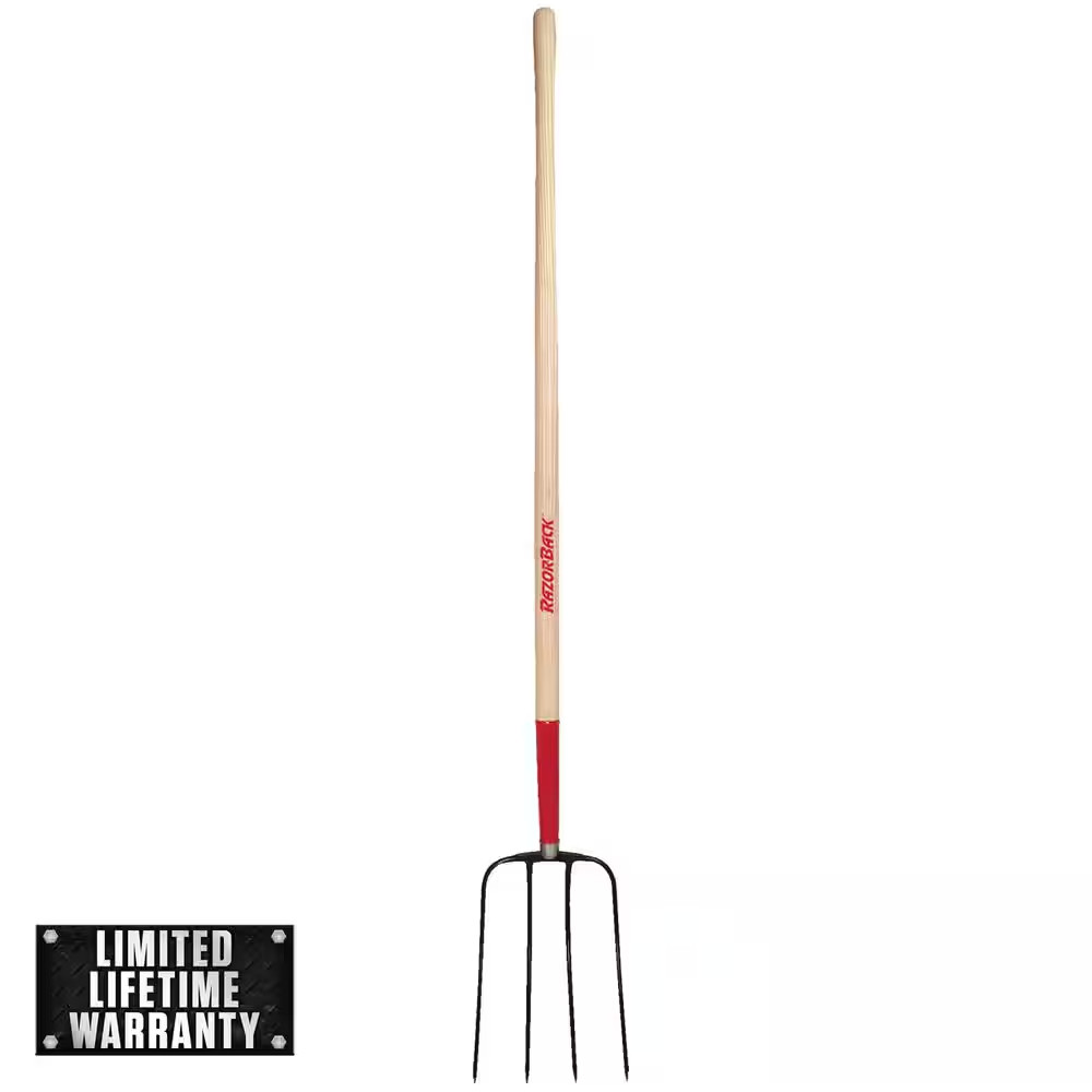 4-Oval Tine Manure Fork