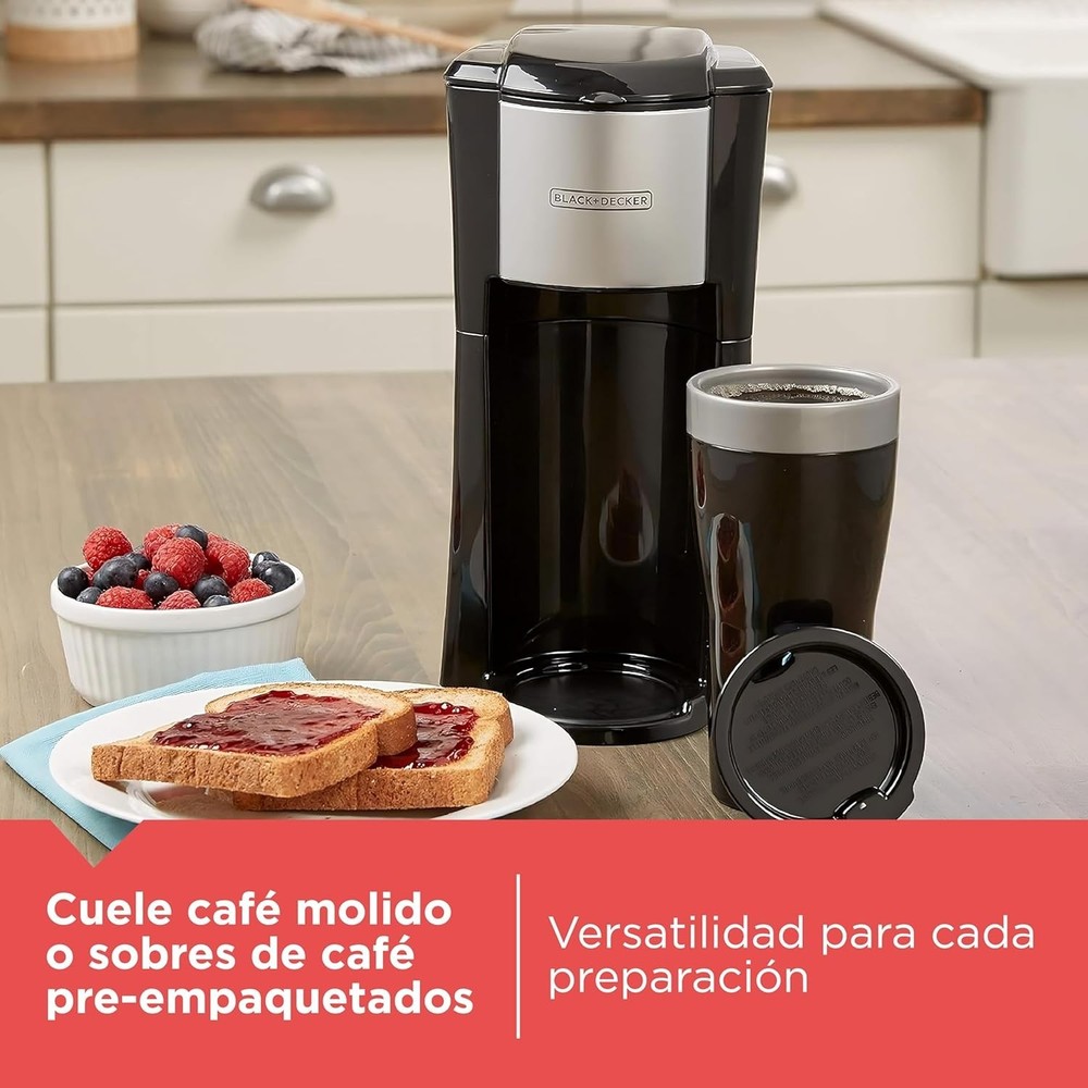 Single Serve Coffeemaker Black