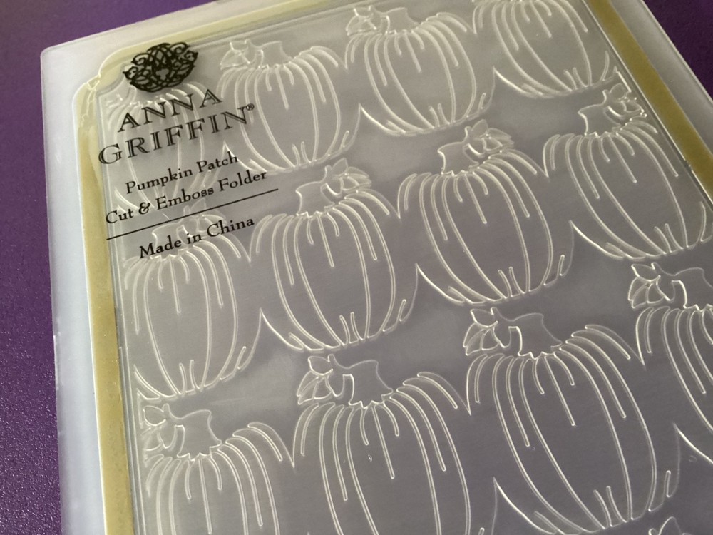 Anna Griffin Spellbound Patterns Pumpkin Patch Cut & Emboss Folder