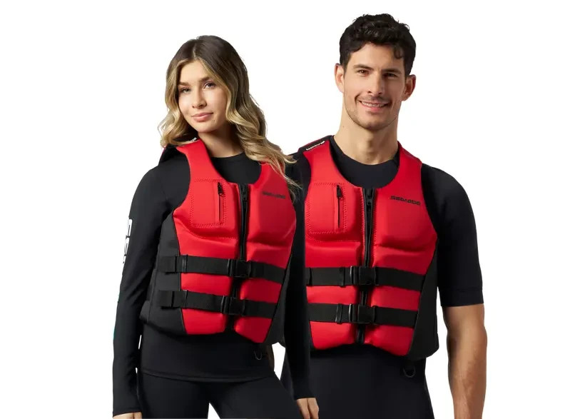 SEA-DOO UNISEX WAVE PFD/LIFE JACKET (RED)