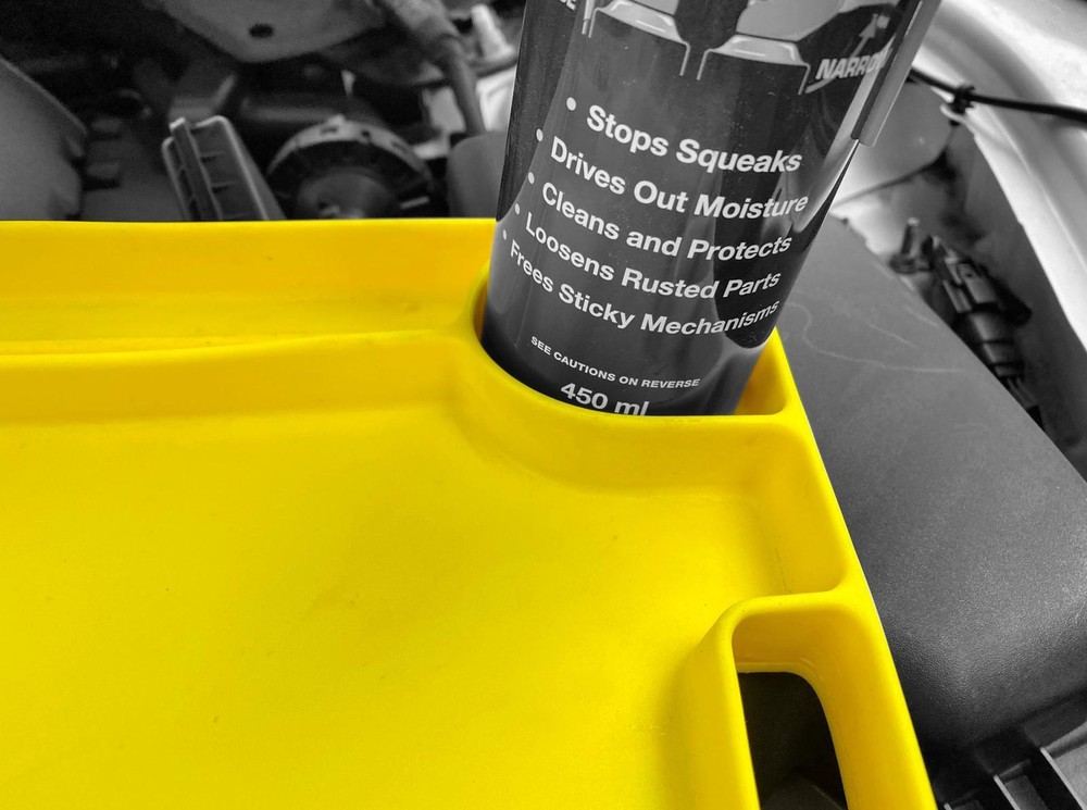 versitray, flexible tool tray, with grip technology