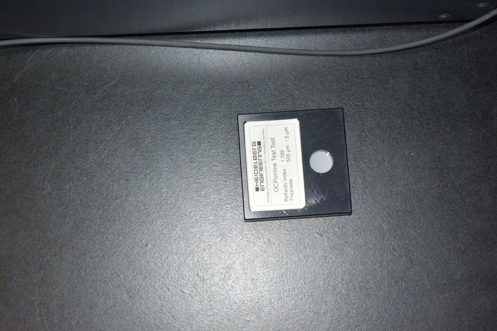 Heidelberg intraoperative pachymeter /thickness gauge using OCT