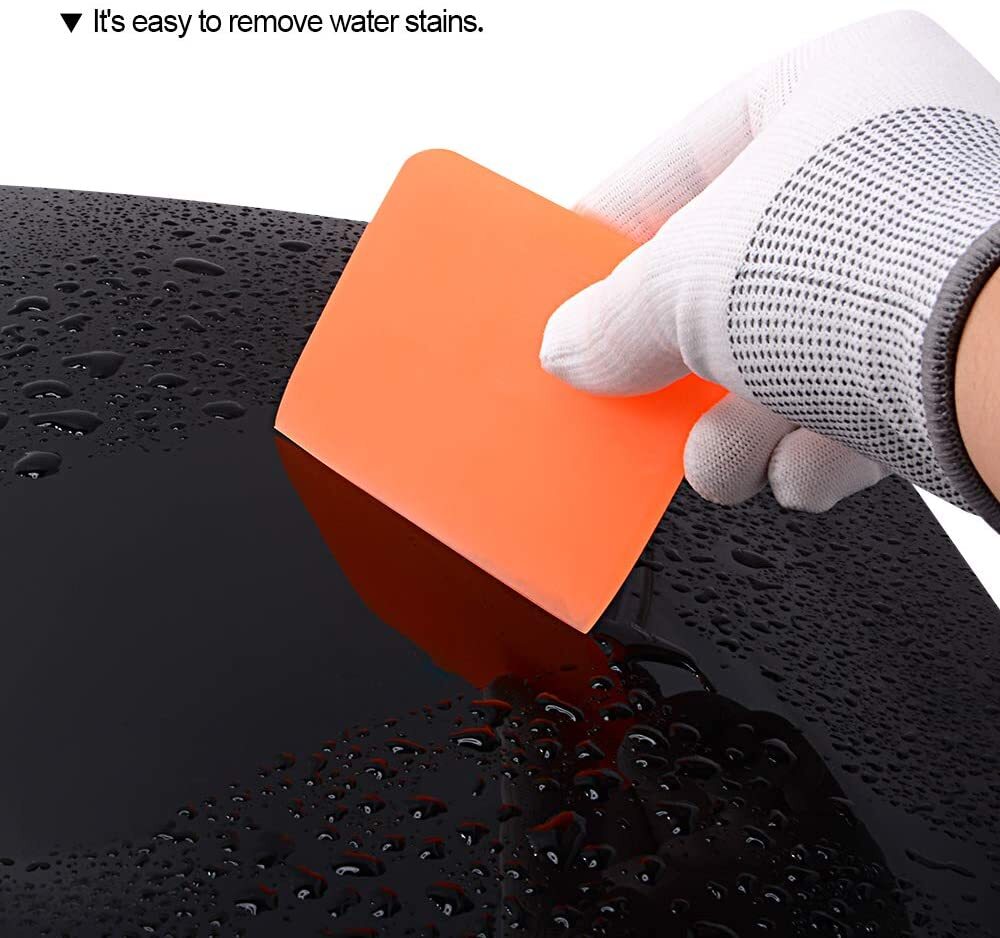 3Pc Soft Silicone Rubber Squeegees For PPF And Tint Installations