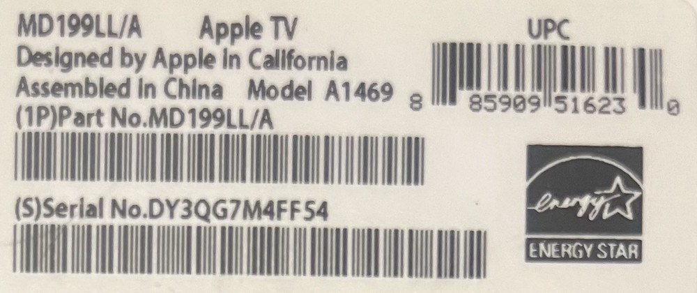 Apple TV, Complete, & Works Great (3rd Generation)