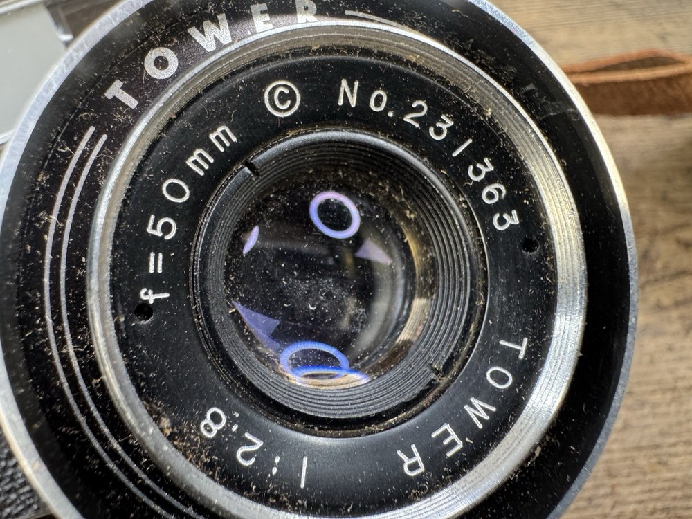 Tower 57-a Vintage Camera And Case