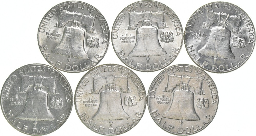 1958 Franklin Half Dollar AU