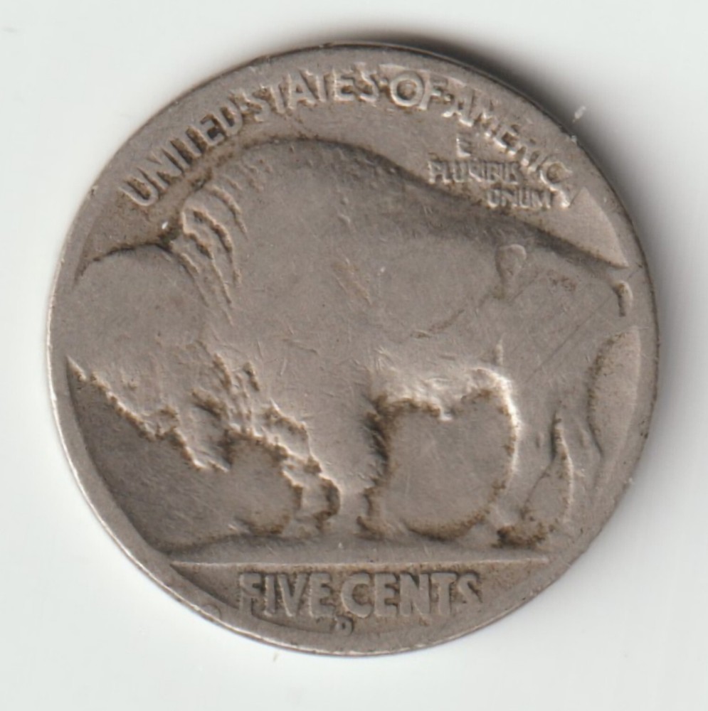 1934-D Buffalo Nickel @