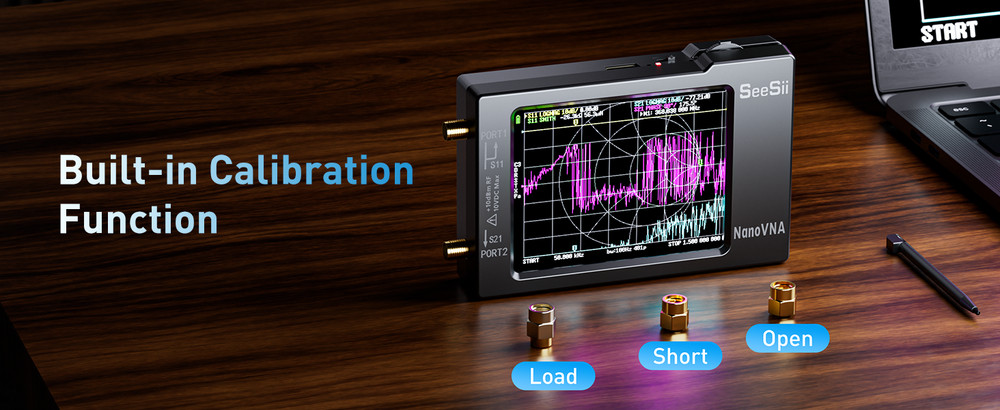 Vector Network Analyzer,Upgraded 10KHz-1.5GHz MF HF VHF UHF Spectrum Analyzer