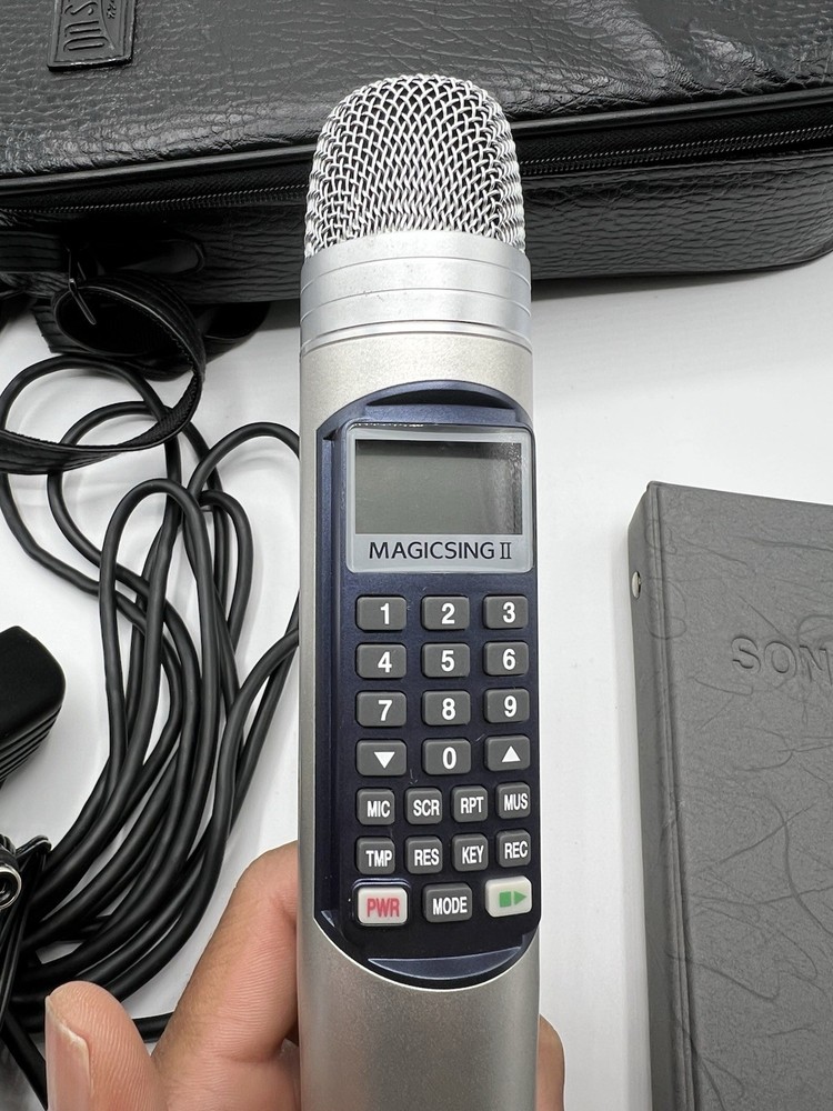 Magic Sing ii Enter Tech Karaoke Microphone EXCELLENT CONDITION, WORKING