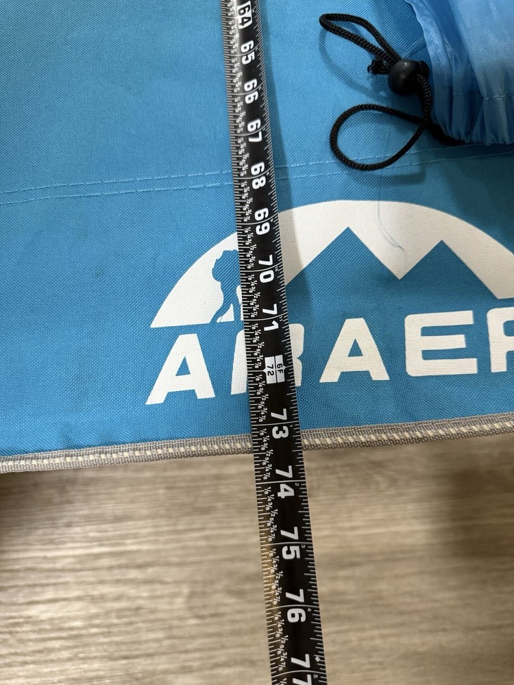 ARAER CAMPING COT, Light Blue, 450LB RATING