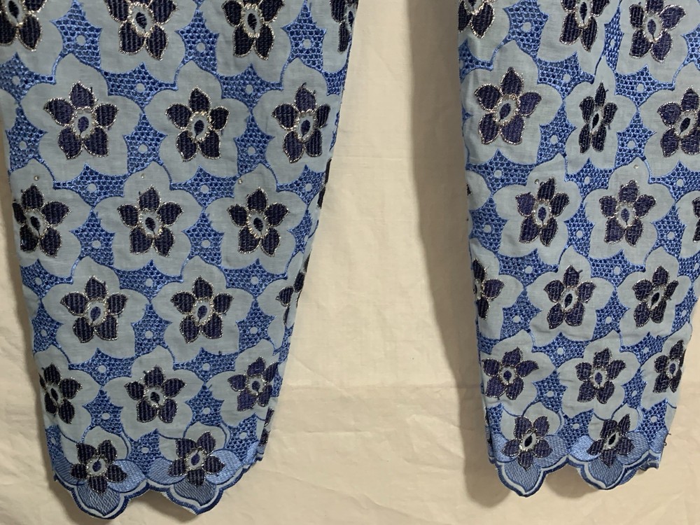 Unbranded blue blouse & trousers set size 22