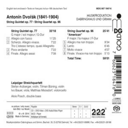 ALOIS LEIPZIG STRING QUARTET / PO String Quintet Op. 77 String Quartet Op. (CD)