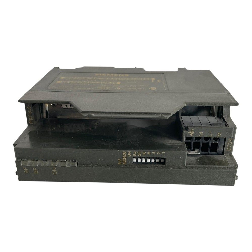SIEMENS 6ES7153-1AA02-0XB0 SIMATIC DP connection E:01 -used- flap missing-