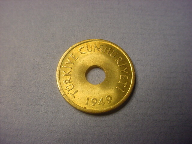 Turkey Kurus 1949 GEM BU #83413