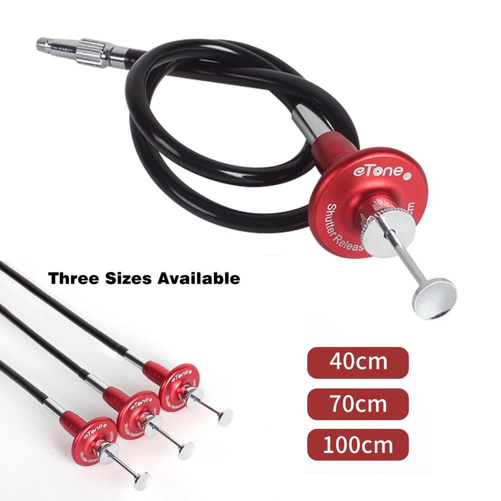 40/70/100CM Mechanical Shutter Release Cable For Film Camera / Large Format Lens