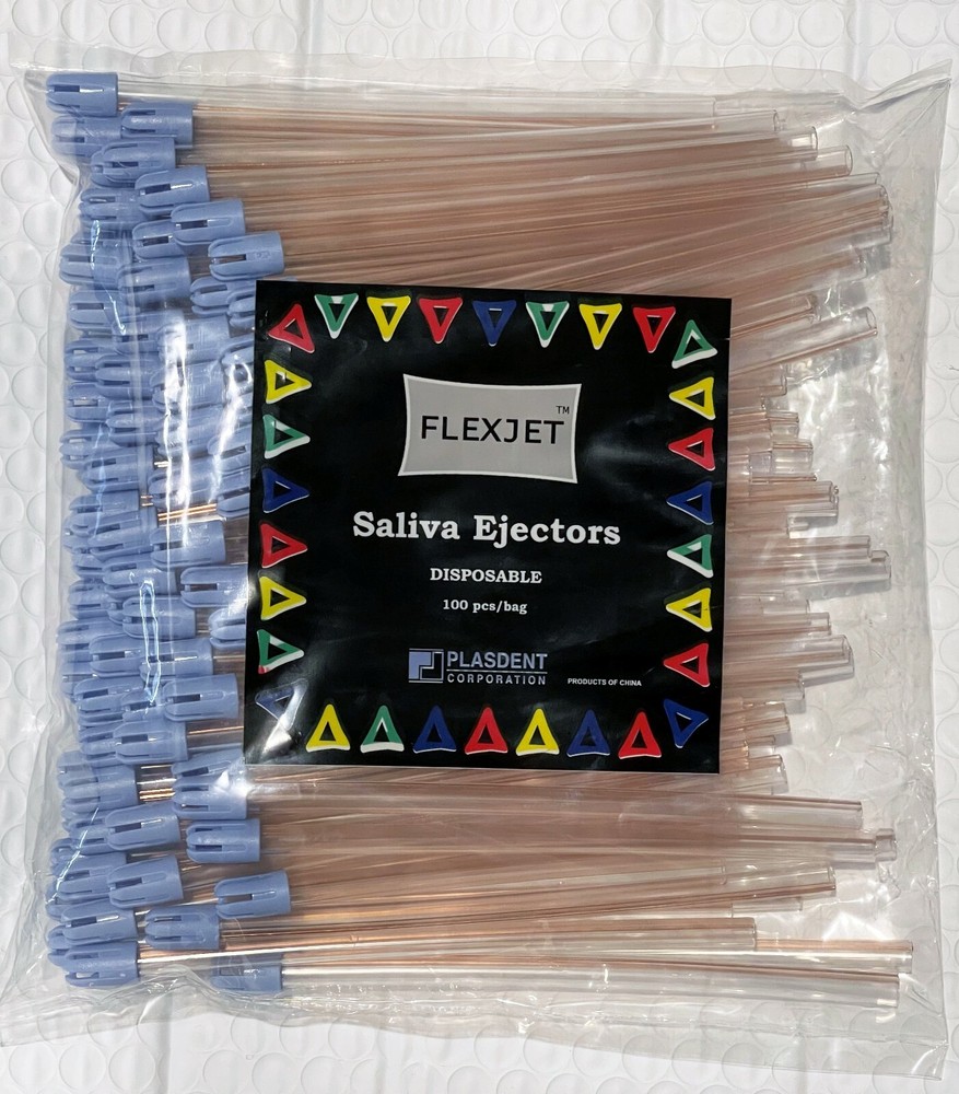 Saliva Ejector Plasdent 3 Colors Available (100 pcs per pack)