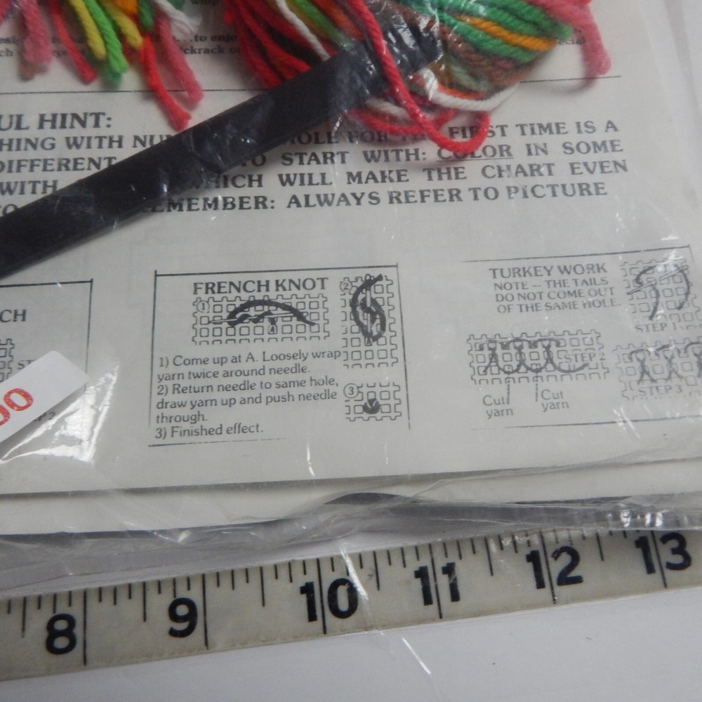 Summer Fruits Magnets - Needlecraft Ala Mode Plastic Canvas Pattern Leaflet