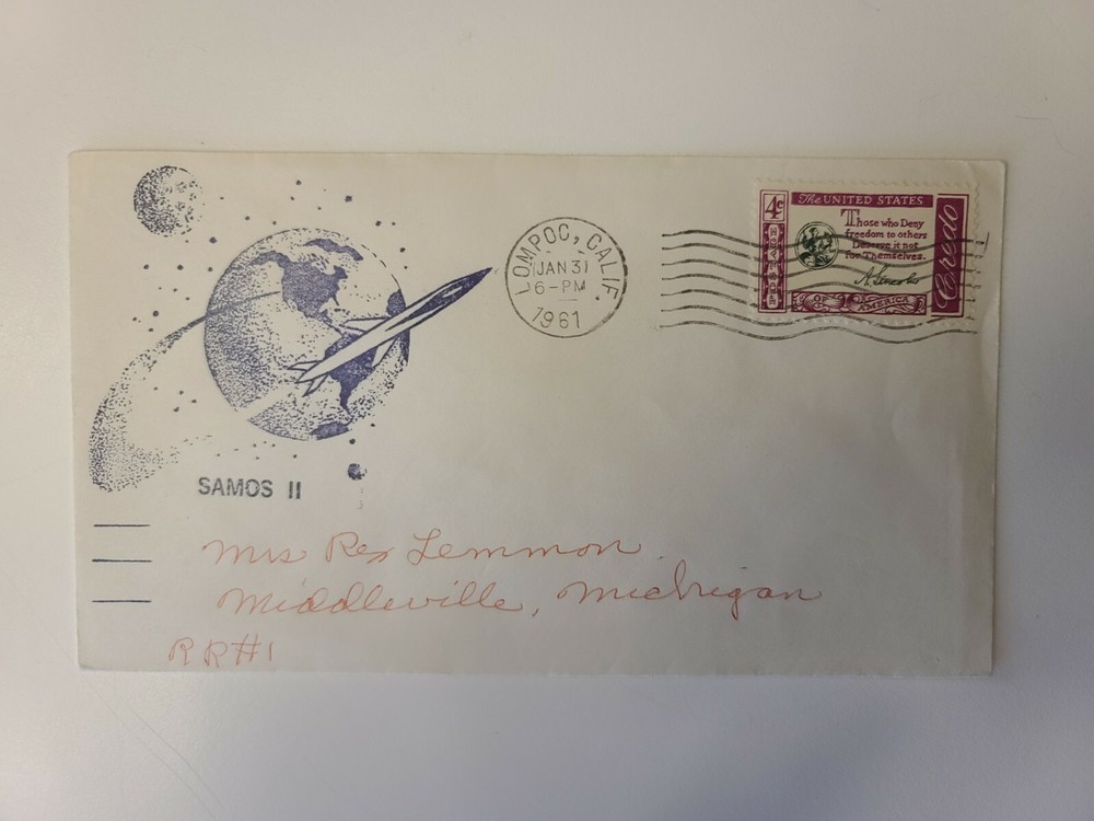 Samos II 2 In Orbit | Space Cover 01/31/1961