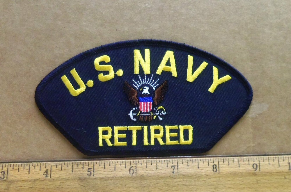 U.S. Navy Retired Embroidered Patch