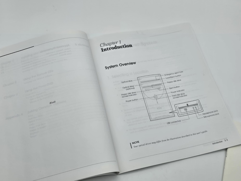 eMachine Model D2685 Restore CD Set Brand New + Various Documentation