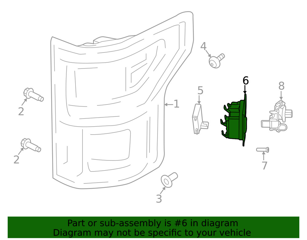 Genuine Ford Bracket ML3Z14D189N