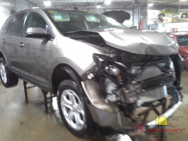 2014 Ford Edge Driver Front Headrest Only Black Leather