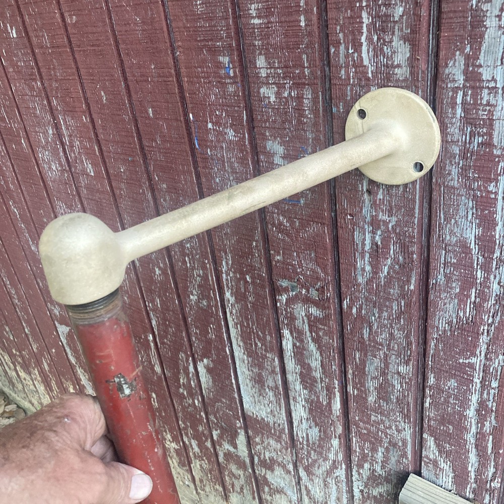 Vintage Unique Brass Fire Engine Handrail Fixture See Description