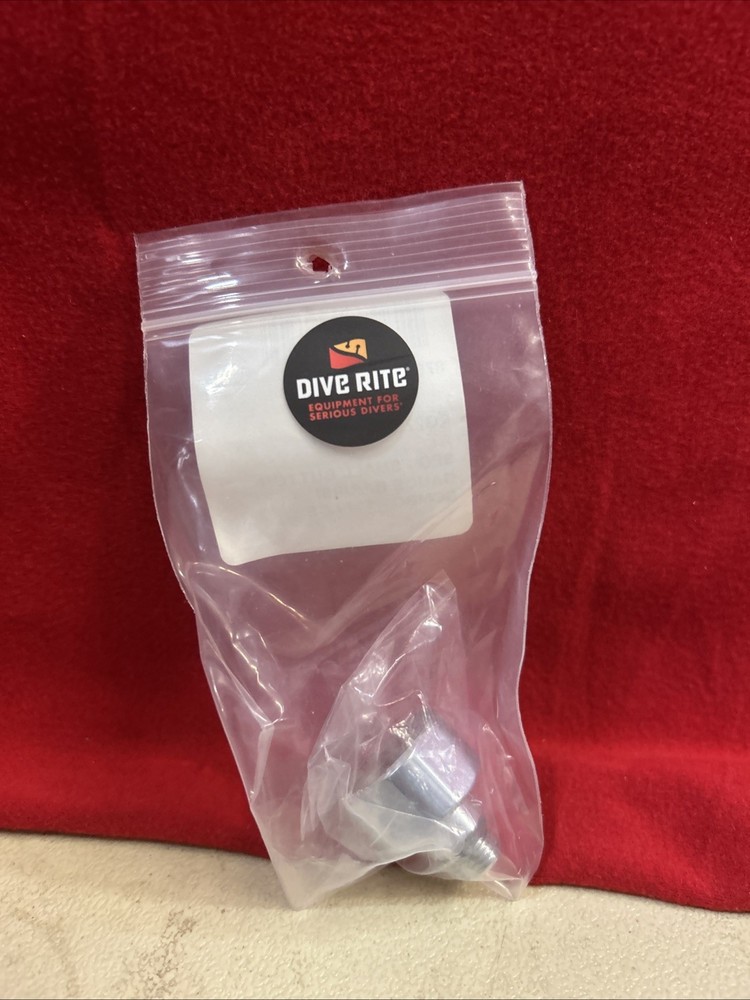 Dive Rite 1" Button SPG, BAR/PSI