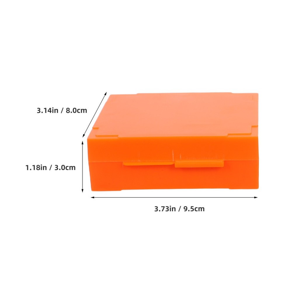 4 Pcs Microscope Accessories Slide Case Plastic Rectangle Holder Storage