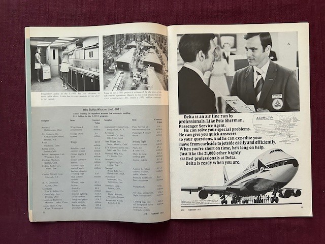 Air Transport World 1972 Special Report Lockheed L-1011