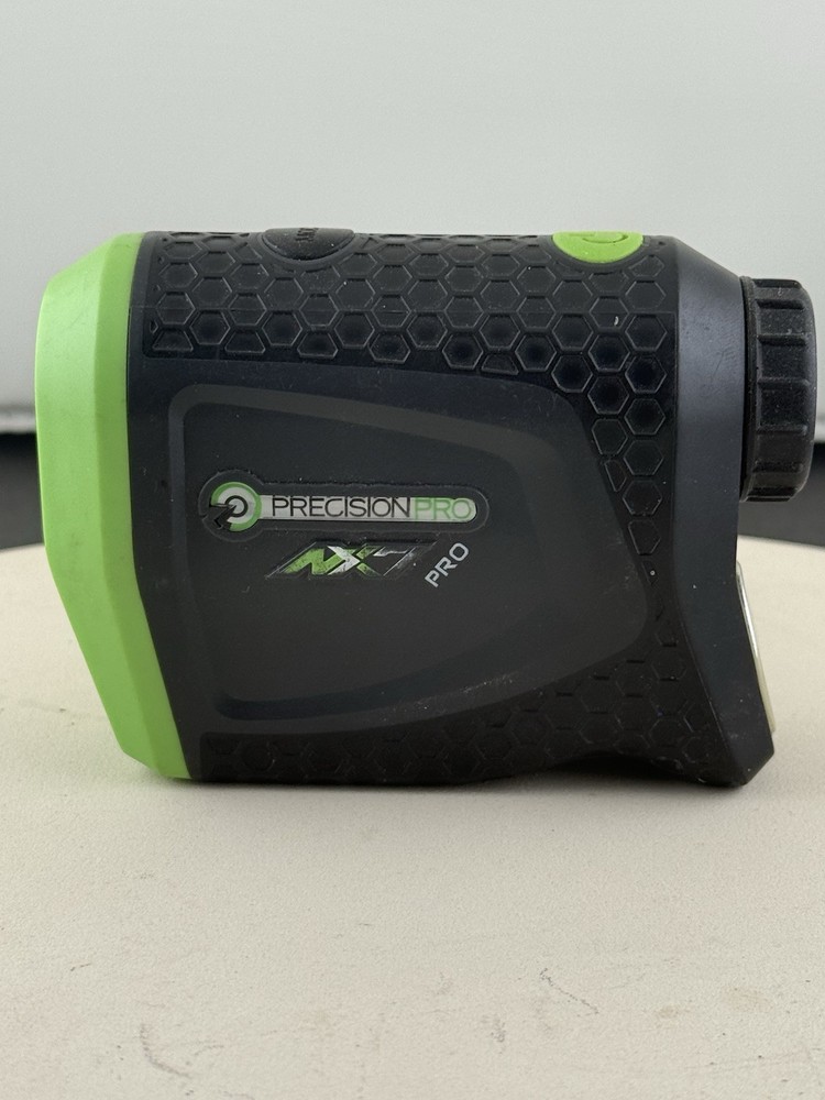PRECISION PRO NX7 RANGEFINDER GOLF RANGE FINDER YARDAGE BLACK/ GREEN