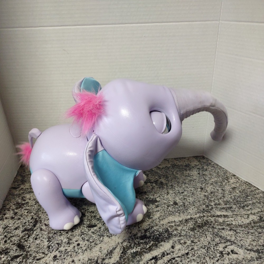 Spin Master Juno My Baby Elephant Sounds Talks burps Interactive Toy Works