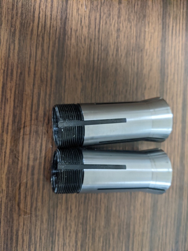 2X HARDINGE 5C COLLET ROUND 3/16 .1875 USED