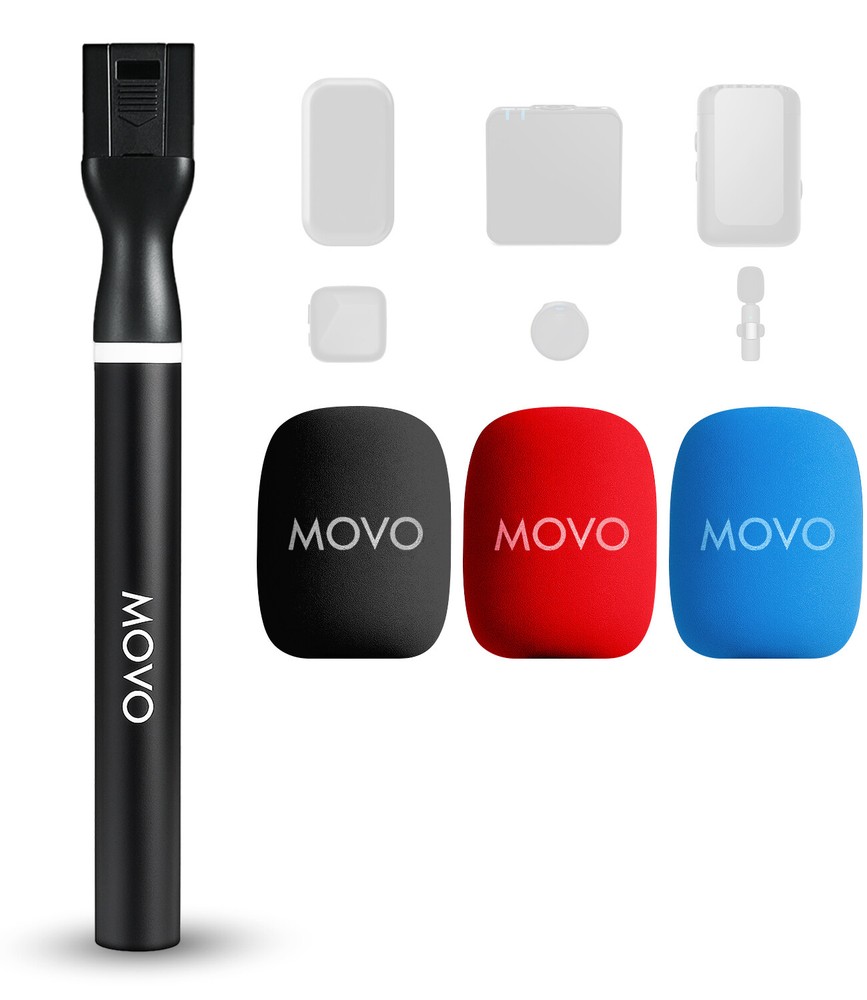 Movo WMX-HM2 Wireless Microphone Handle