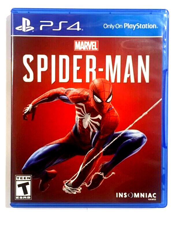Marvel's Spider-Man (PlayStation 4, PS4 2018) Authentic Replacement Case Only