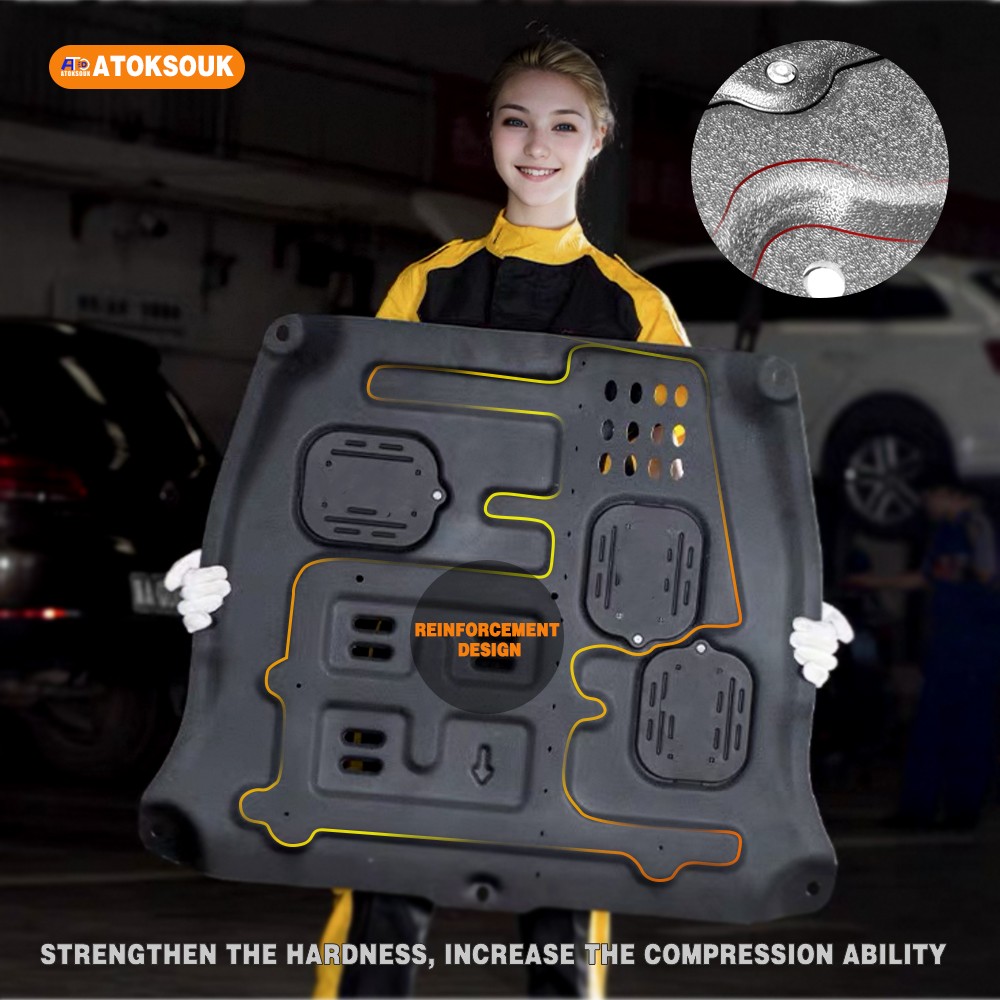 2Pcs For Audi Q5 2009-2017 Under Engine Splash Guards Front Engine Mud Flaps