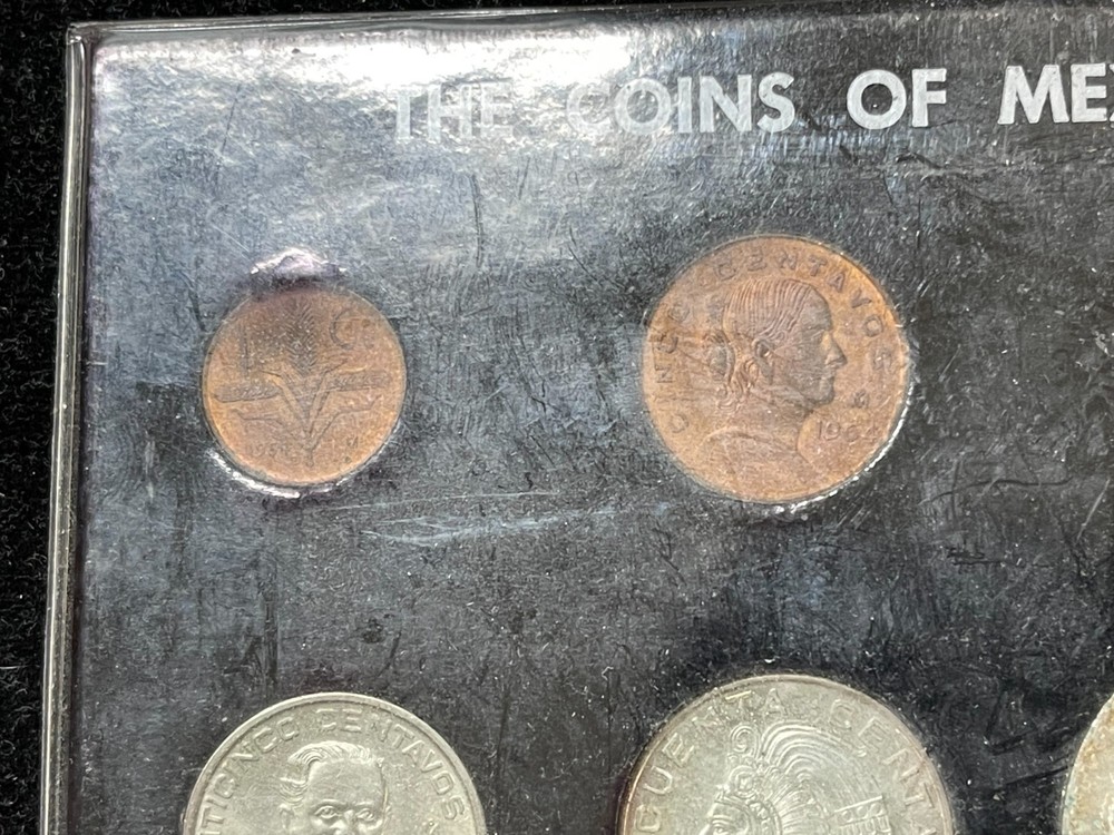 1964 Mexico 6 Coins Mint Set #2